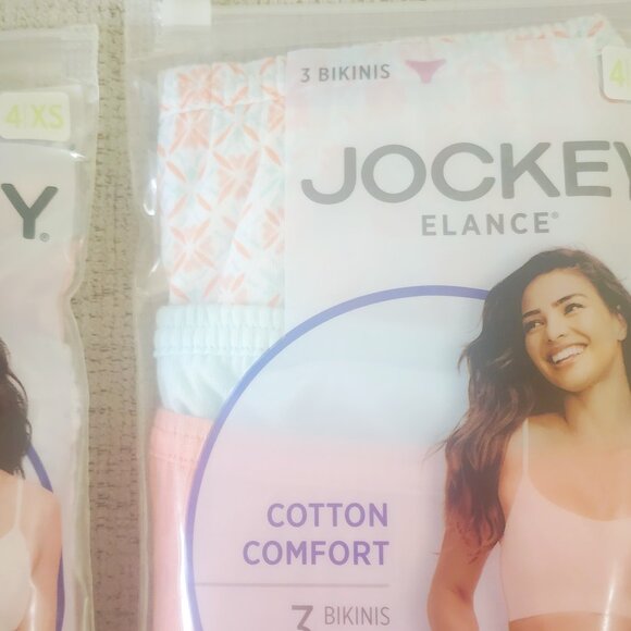 Jockey Set 2 NEW Elance + String Bikini 3 Pack - Picture 4 of 6